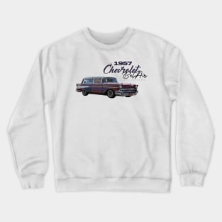 1957 Chevrolet Bel Air Nomad 2 Door Station Wagon Crewneck Sweatshirt